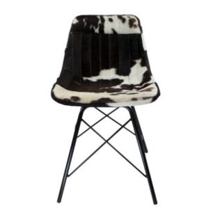 chair cow black white x 79cm (self assembly) (bos taurus taurus)