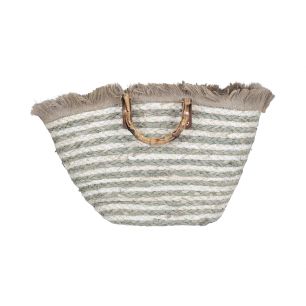 jute bag fringes border 58cm