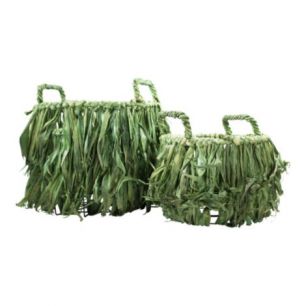 *storage basket grass (set of2)*