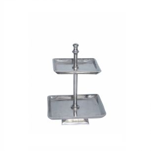 keuken etagère vierkant 2 lagen 34cm