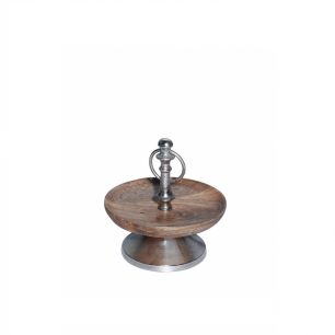 keuken etagère hout rond 1 laag 20cm