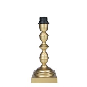 lampenfuss ornament champagner gold 11x11x30cm
