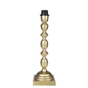 lampenfuss ornament champagner gold 12x12x40cm