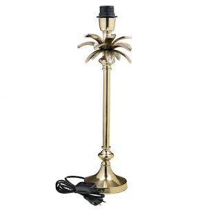 lampenfuss palme champagner gold 50cm*