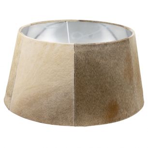 lampshade cow beige 50cm (bos taurus taurus)*