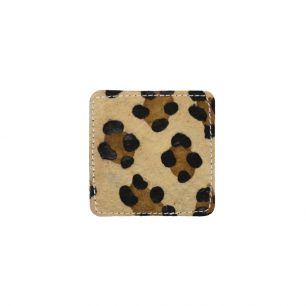 *untersetzer quadratisch leopard 9x9cm*