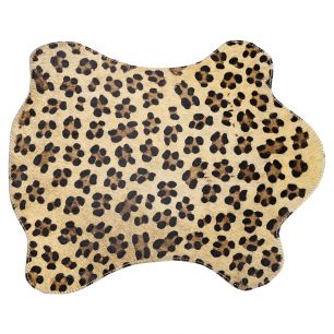 *tischset kuh form leopard 30x48cm*