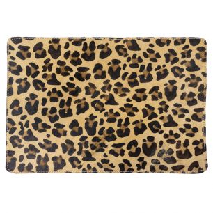*tischset kuh rechteck leopard 30x40cm*