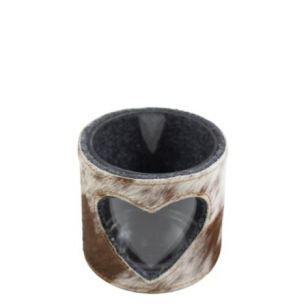 wind light cow heart brown/white 10cm (bos taurus taurus)