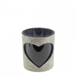 wind light cow heart grey 10cm (bos taurus taurus)