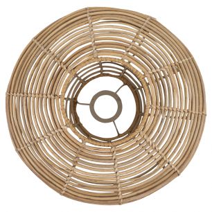 rattan wandleuchte 32cm (incl. elek. kabel)*