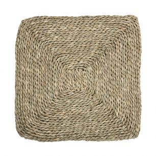 seagrass seat pad square 40x40cm
