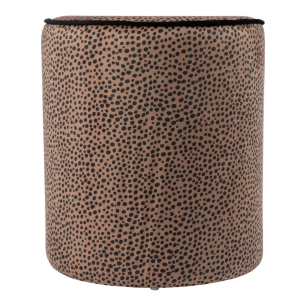 Pouf velvet dots brown 39x39x43cm