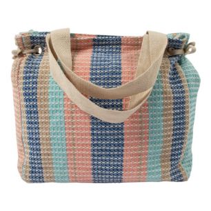 Travelbag Waffle blue 35x35x15cm
