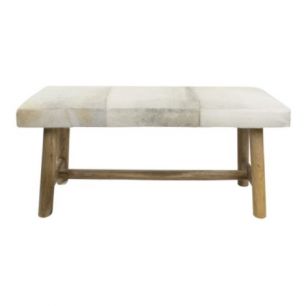 banquette chalet vache gris 95cm 