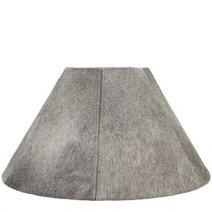 lampenschirm kuh grau h23 d39xd16cm