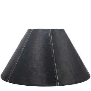 lampenschirm kuh schwarz h23 d39xd16cm