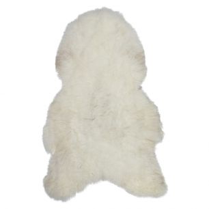 peau mouton islande rasé naturel blanc cassé 110cm 