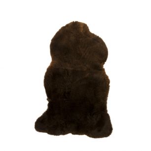 peau mouton islande rasé noir nature 110cm