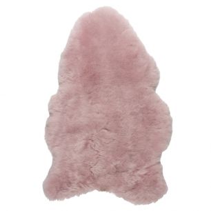 peau mouton islande rasé rose doux 100-110cm