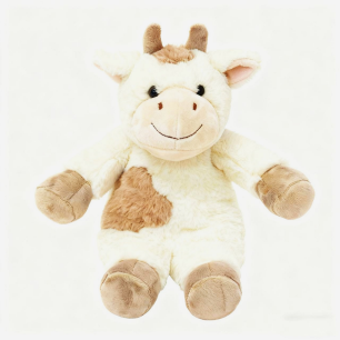 Knuffel Koe off white 28cm