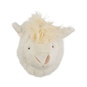 Wand Kopf Alpaka off white M