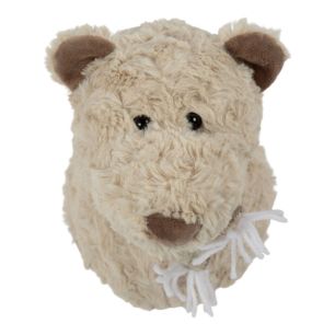 Wandkop Beer beige 15cm