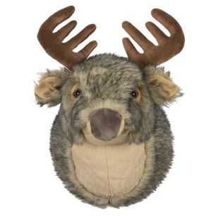 doudou tête de mur cerf 30cm*