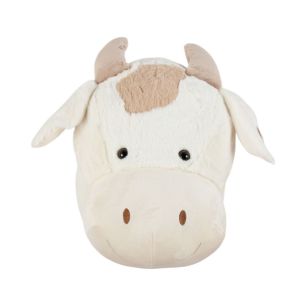 Wand Kopf Kuh off white M