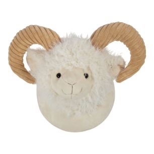 Wandkop Ram off white 33cm