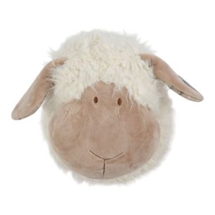 Wand Kopf Schafe off white XL