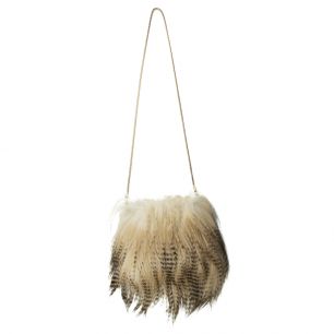 crossbody bag goat tibet long hair 20x25cm (capra aegagrus hircus)