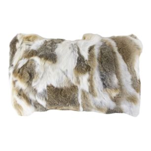 kissen kaninchen gemisch braun 30x50cm