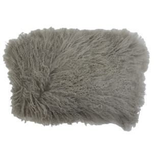 kissen schaf lockiges haar grau 30x50cm