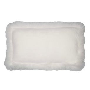 kussen schaap krulhaar linnen wit 30x50cm