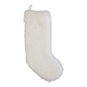 Chaussette de Noël Nouvelle-Zélande blanc 25x50cm