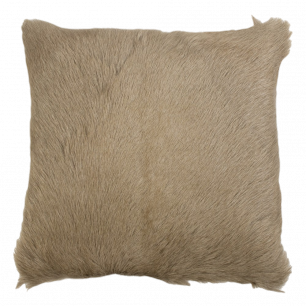 cushion goat beige 40x40cm (capra aegagrus hircus)