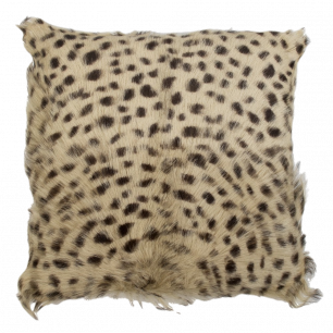 cushion goat cheetah 40x40cm (capra aegagrus hircus)*