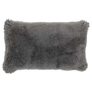 kissen neuseeland schaf grau 30x50cm*
