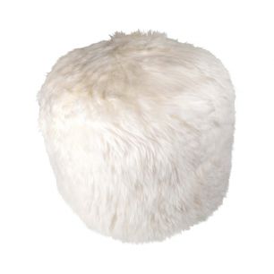 pouffe new zealand sheep white (ovis aries)