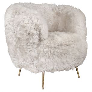 chair new zealand sheep white (self assembly, pallet)