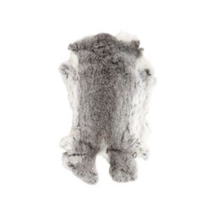 fell kaninchen grau 40cm