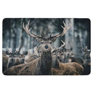 paillasson hiver cerf 75x50cm