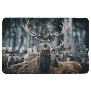 paillasson hiver cerf 75x50cm