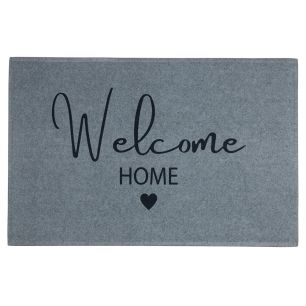paillasson welcome home gris 75x50cm