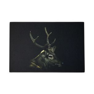 paillasson cerf noir 75x50cm
