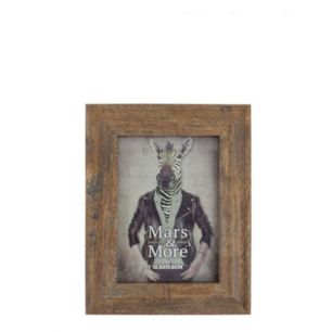 photo frame printed wood nature 12,5x17,5cm