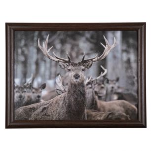 laptray winter deer 43cm