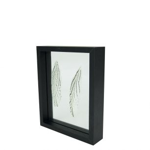 photo frame black floating 17x22cm