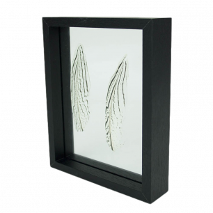 photo frame black floating 27,5x35cm